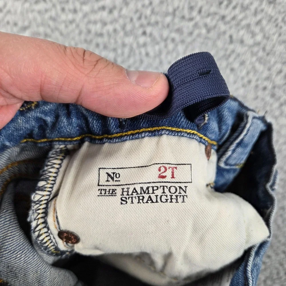 Polo Ralph Lauren Jeans‎ Boys 2T The Hampton Straight Leg Dark Wash Adjustable